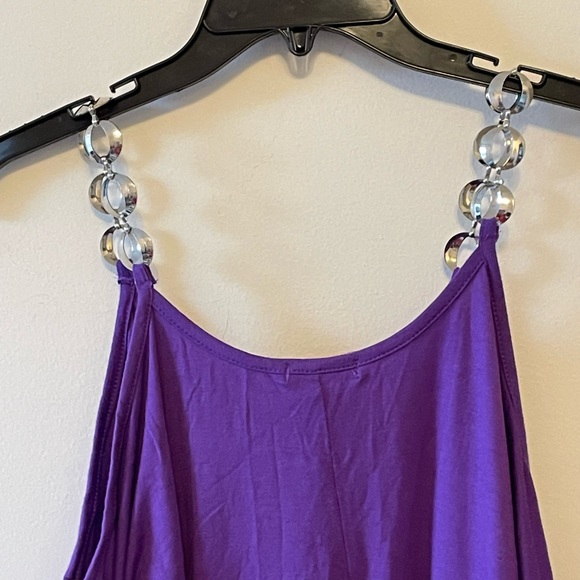 Vintage Primadonna Top, Cold shoulder open shoulder top chain straps XS - Picture 3 of 5